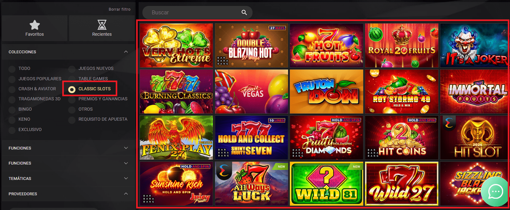 Ranuras en 1xslots